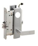 Schlage L9092LELEU 01L RX Electrically Unlocking or Locking Outside Cylinder and Outside Lever Mortise Lock with 01 Lever and L Escutcheon Less Standard Cylinder with RX Switch