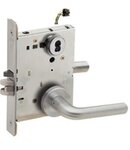 Schlage L9092BELEU 02B RX Electrically Unlocking or Locking Outside Cylinder and Outside Lever Mortise Lock with 02 Lever and B Rose without Small Format Interchangeable Core & RX Switch