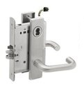 Schlage L9092BELEU 03L RX Electrically Unlocking or Locking Outside Cylinder and Outside Lever Mortise Lock with 03 Lever and L Escutcheon without Small Format Interchangeable Core & RX Switch