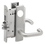 Schlage L9453L 03N Entry/Office with Deadbolt Mortise Lock with 03 Lever and N Escutcheon Less Standard Cylinder