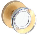 Baldwin FD.CCY.CRR Reserve Contemporary Crystal Full Dummy Knobset with Contemporary Round Rosette