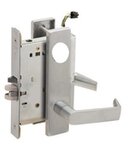 Schlage L9092LELEU 06L Electrically Unlocking or Locking Outside Cylinder and Outside Lever Mortise Lock with 06 Lever and L Escutcheon Less Standard Cylinder