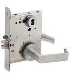 Schlage L9070J 06B Classroom Mortise Lock with 06 Lever and B Rose without Full Size Interchangeable Core