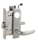 Schlage L9092LELEU 07L Electrically Unlocking or Locking Outside Cylinder and Outside Lever Mortise Lock with 07 Lever and L Escutcheon Less Standard Cylinder