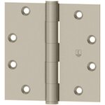 Hager 1279312 3-1/2" x 3-1/2" Full Mortise Five Knuckle Plain Bearing Standard Weight Hinge (Sold Each)