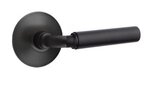 Emtek R-Bar Smooth 5107 Select Brass Passage Leverset with Modern Rosette for Right Handed Doors product