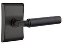 Emtek T-Bar Smooth 5211 Select Brass Privacy Leverset with Neos Rosette for Right Handed Doors product