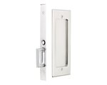 Emtek 2114 Modern Rectangular Passage Pocket Door Mortise Lock for 1-3/8&quot; Thick Doors