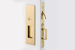 Emtek 2155 Narrow Modern Rectangular Privacy Pocket Door Mortise Lock