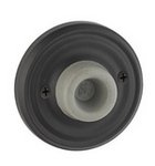 Emtek 2255B Brass Wall Bumper with Regular Rosette
