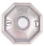 Emtek 2415 Lost Wax Cast Bronze Doorbell Button with #15 Rosette