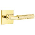 Emtek T-Bar Hammered 5050 SD Select Brass Single Dummy Lever with Square Rosette for Right Handed Doors product
