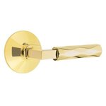 Emtek L-Square Tribeca 5107 Select Brass Passage Leverset with Modern Rosette for Left Handed Doors product
