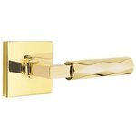 Emtek L-Square Tribeca 5050 SD Select Brass Single Dummy Lever with Square Rosette for Left Handed Doors product