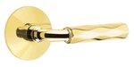 Emtek R-Bar Tribeca 5057 Select Brass Full Dummy Leverset with Modern Rosette product