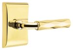 Emtek R-Bar Tribeca 5051 SD Select Brass Single Dummy Lever with Neos Rosette for Right Handed Doors product