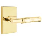 Emtek T-Bar Tribeca 5052 SD Select Brass Single Dummy Lever with Modern Rectangular Rosette for Right Handed Doors product