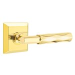 Emtek T-Bar Tribeca 8531 SD Select Brass Single Dummy Lever with Quincy Rosette for Right Handed Doors product