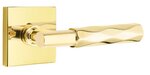 Emtek T-Bar Tribeca 5050 Select Brass Full Dummy Leverset with Square Rosette product