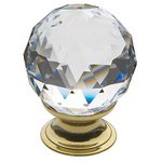 Baldwin 4334S 1-1/5 Inch Diameter Swarovski Crystal Cabinet Knob