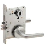Schlage L9453B 02B Entry/Office with Deadbolt Mortise Lock with 02 Lever and B Rose without Small Format Interchangeable Core