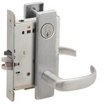Schlage L9050R 17L Entry/Office Mortise Lock with 17 Lever and L Escutcheon with Full Size Interchangeable Core