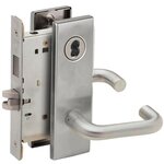 Schlage L9456J 03N Corridor Mortise Lock with 03 Lever and N Escutcheon without Full Size Interchangeable Core