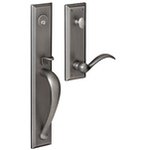 Baldwin 6403.RENT Estate Cody Full Escutcheon Single Cylinder Handleset for Right Handed Doors