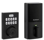 Kwikset HC620CNTZW700LR SMT Contemporary Home Connect Keypad Smart Lock Deadbolt with Z-Wave 700 Long Range and SmartKey