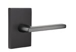 Emtek Helios 5112 Passage Leverset with Modern Rectangular Rosette for Right Handed Doors product