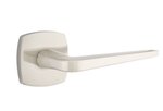 Emtek Athena 5306 Brass Modern Single Dummy Lever with Urban Modern Rosette for Right Handed Doors