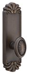 Emtek 6052 8-1/4 Inch Height Lost Wax Cast Bronze #16 Sideplate Dummy Set