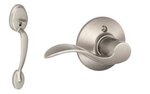 Schlage FE285 PLY/ACC Plymouth Lower Handleset with Accent Lever for Left Handed Doors