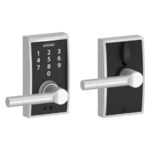 Schlage FE695 CEN/BRW Century Touch Screen Leverset with Broadway Lever