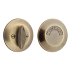Kwikset 667 One-Sided Deadbolt with Exterior Plate