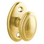 Baldwin 6732.EXT Turnpiece with Oval Backplate for Doors Thicker than 2-1/4 Inches