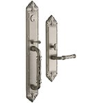 Baldwin 6952.RENT Estate Edinburgh Single Cylinder Mortise Handleset for Right Handed Doors