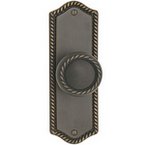 Emtek 7059 7-1/2 Inch Height Rope Sideplate Dummy Set