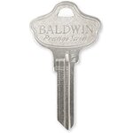Baldwin 83376 5-Pin Key Blank for Prestige Collection