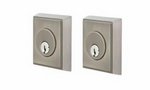 Emtek 8368 Solid Brass Rectangular Double Cylinder Deadbolt