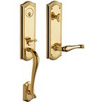 Baldwin 85337.LENT Estate Bethpage Single Cylinder Handleset for Left Handed Doors