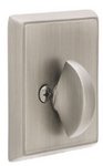 Emtek 8568 Brass Rectangular One Sided Deadbolt