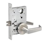 Yale Commercial 8801FLAUR Passage Mortise Lock with Augusta Lever and Copenhagen Rose