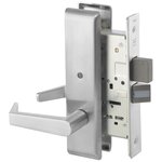 Yale Commercial 8802FLAUCN Privacy Mortise Lock with Augusta Lever and Camden Escutcheon