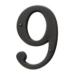 Baldwin 90679 4-3/4 Inch Tall House Number 9