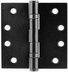 Emtek 94015 4-1/2 Inch x 4-1/2 Heavy Duty Ball Bearing Steel Plated Hinge with Square Corners (Sold in Pairs)