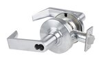 Schlage ND80BDEL/EU-RHO Rhodes Storeroom Electrically Locked/Unlocked Door Lever Set without Small Format Interchangeable Core
