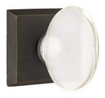 Emtek Hampton Crystal 70 SD Sandcast Bronze Single Dummy Knob