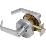 Dexter Commercial C1000ENTRR KDC Entry / Office Grade 1 Regular Lever Clutching Cylindrical Lock with C Keyway; 2-3/4