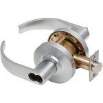 Dexter Commercial C2000CLRMC SFIC Classroom Grade 2 Curved Lever Non Clutching Cylindrical Lock with Small Format IC Prep
